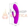 Estimulador flexible de punto G y clitoris con carga USB